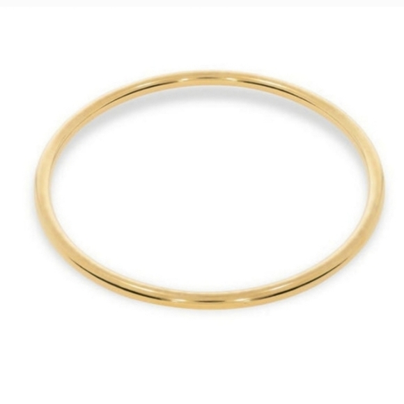 NWT Minimalist Bangle Bracelet Gold Filled 6.5cm inner diameter - Picture 1 of 4